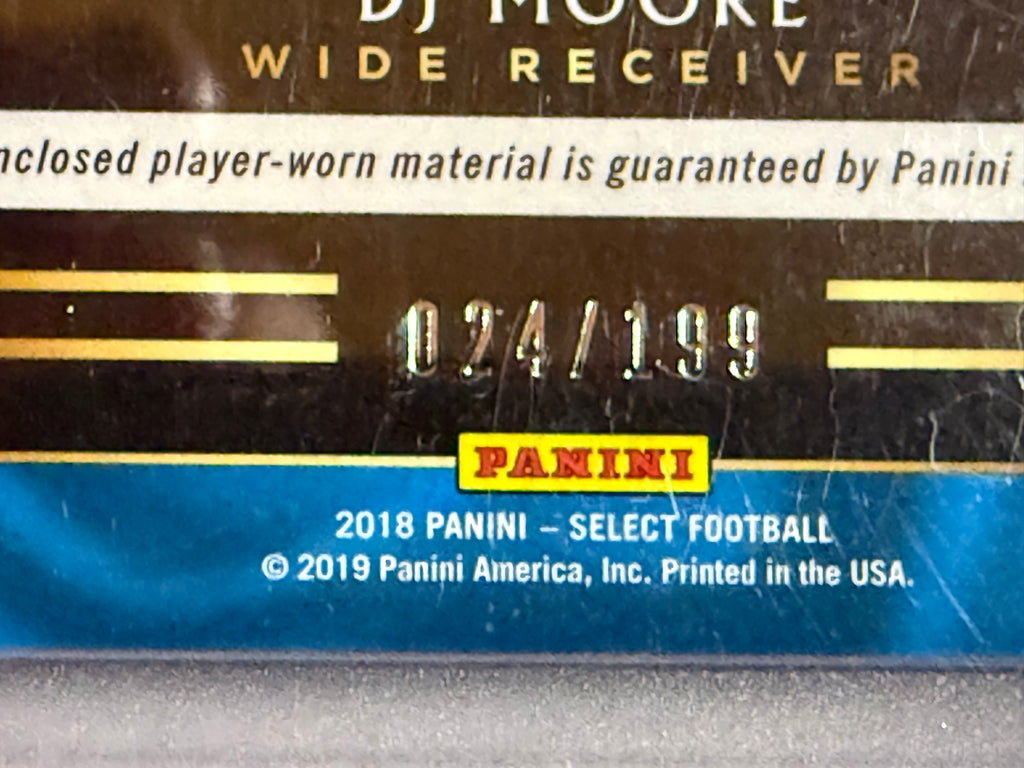 2018 Select Swatches Prizm #12 D.J. Moore 024/199 other#1