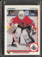 1990-91 Upper Deck #55b Ed Belfour front