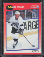 1991-92 Score Canadian Bilingual #100 Wayne Gretzky front