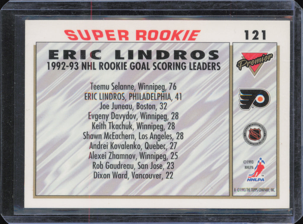 1993-94 Topps Premier #121 Eric Lindros back