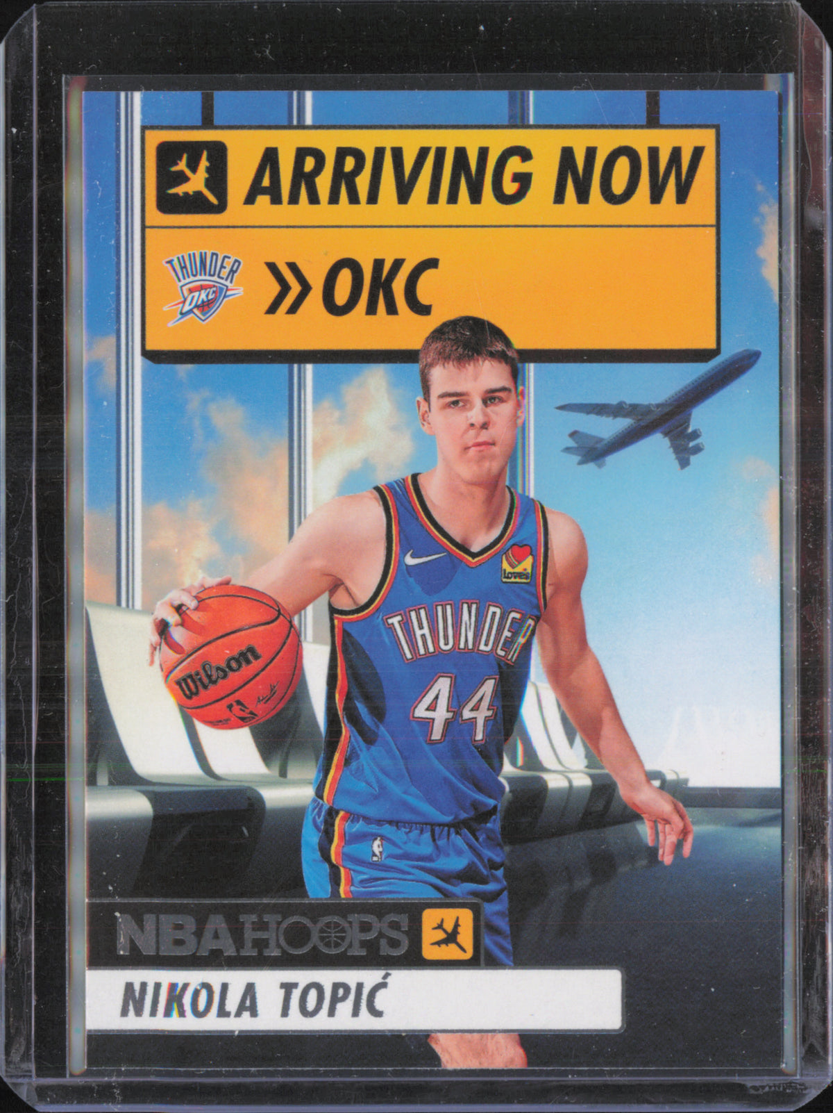 2024-25 Hoops #28 Nikola Topic Arriving Now front