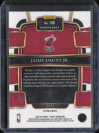 2023-24 Panini Select #100 Jaime Jaquez Jr. Green White Purple Prizms back