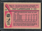 1987-88 O-Pee-Chee #173 Pat LaFontaine back