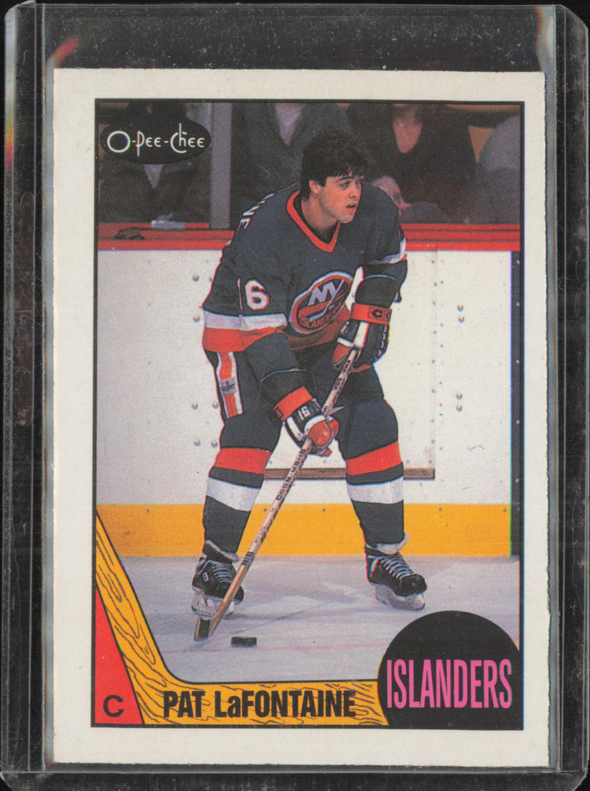 1987-88 O-Pee-Chee #173 Pat LaFontaine front