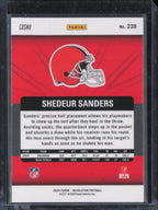 2025 Panini Revolution #239 Shedeur Sanders Red Cosmo back