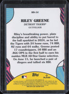 2025 Topps #SS-14 Riley Greene Summer Superstars back