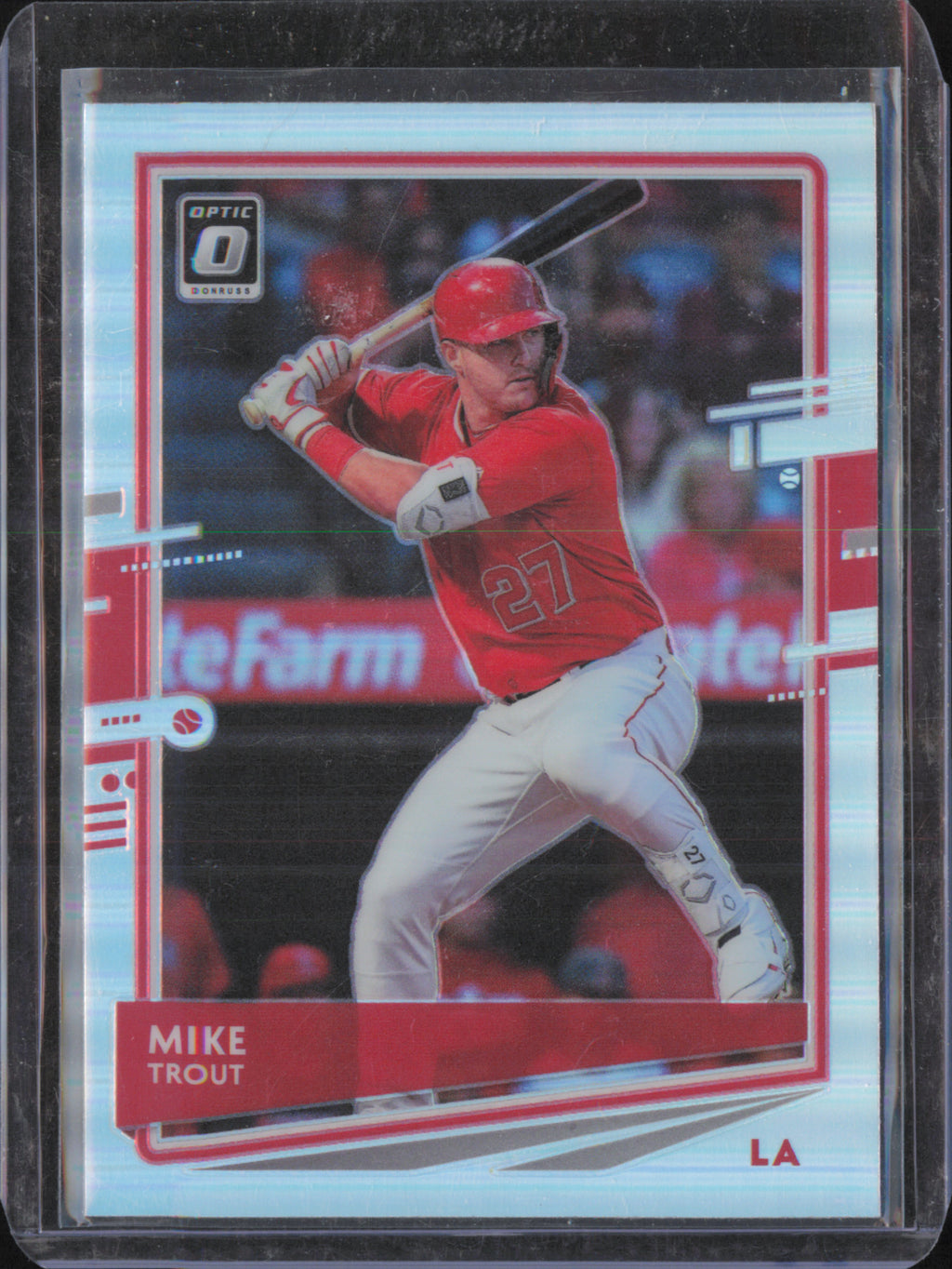 2020 Donruss Optic #142 Mike Trout Holo front
