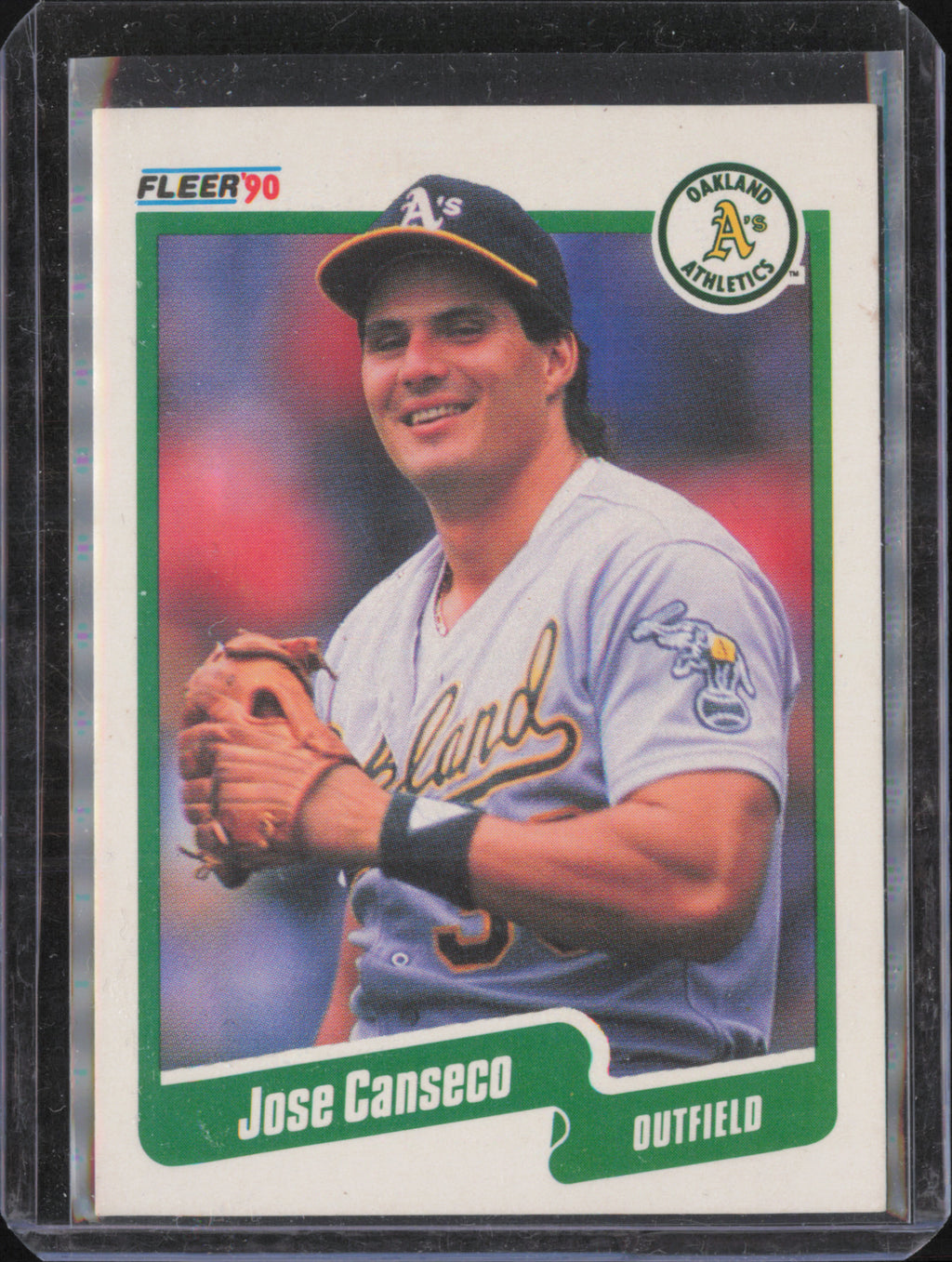 1990 Fleer #3 Jose Canseco front