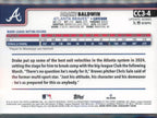 2025 Topps Update #CC3-4 Drake Baldwin Super Box Companion Cards back