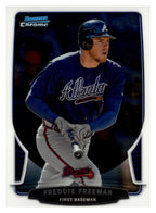 2013 Bowman Chrome #114 Freddie Freeman front