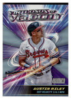 2024 Stadium Club #VV-25 Austin Riley Virtuosos of Velocity front