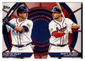 2025 Topps #DD-17 Austin Riley / Matt Olson Dynamic Duos front