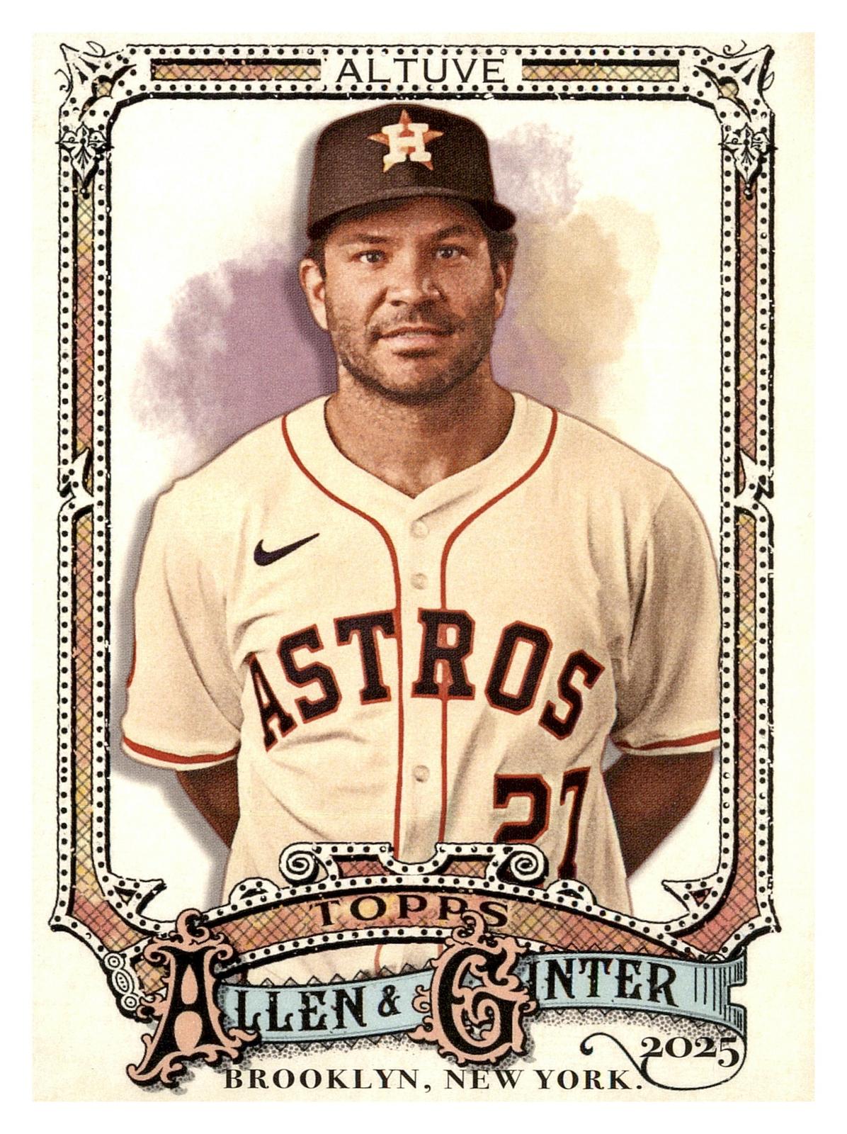 2025 Topps Allen & Ginter #152 Jose Altuve front