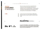 2025 Topps Black & White #014 Jackson Chourio back