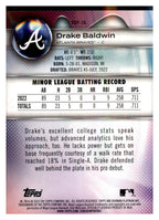 2023 Bowman Platinum #TOP-26 Drake Baldwin Top Prospects back