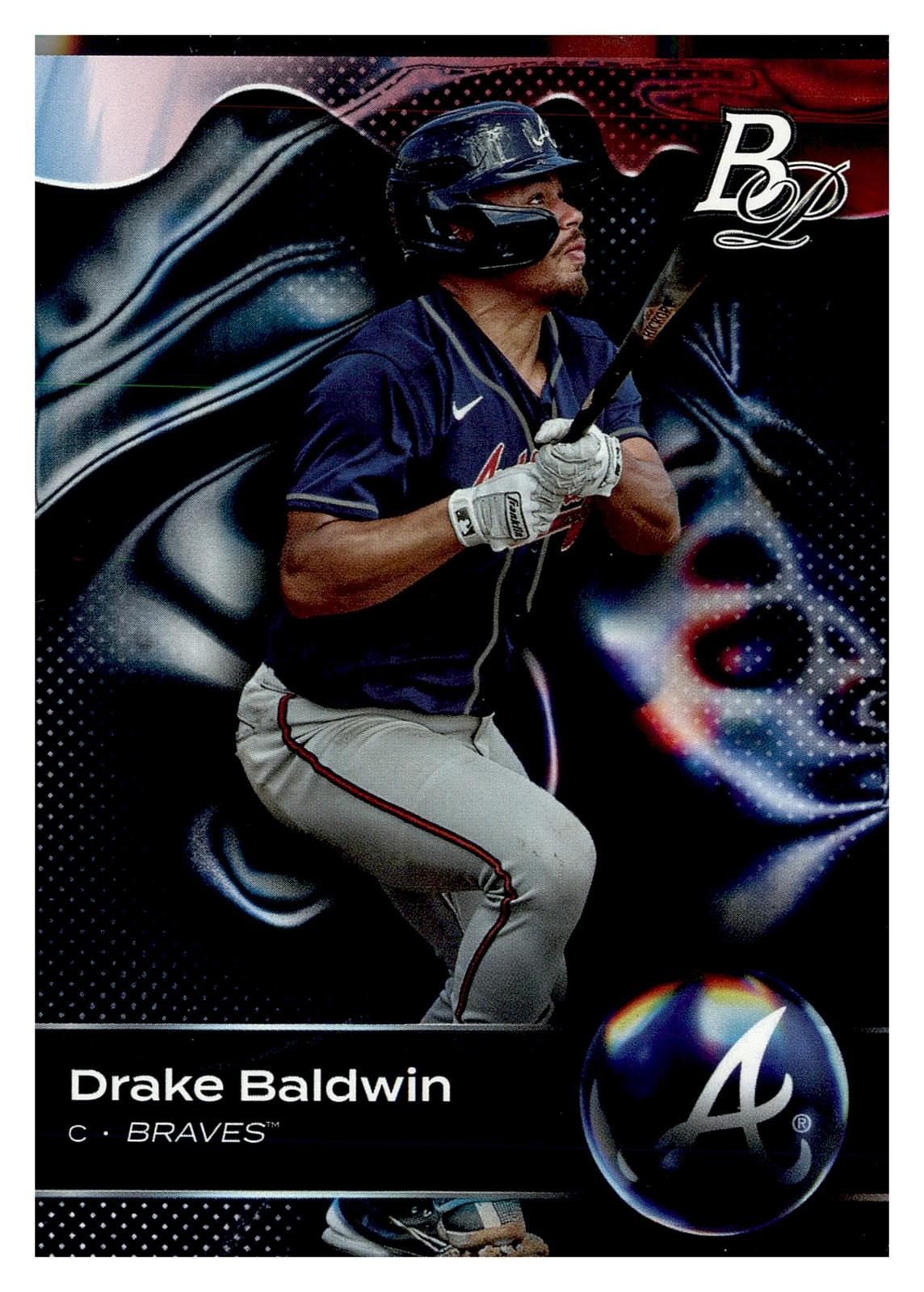 2023 Bowman Platinum #TOP-26 Drake Baldwin Top Prospects front