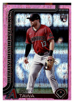 2025 Topps Update #US287 Tim Tawa Pink Holo Foil front