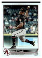 2022 Topps #338 Luis Frias Rainbow Foil front