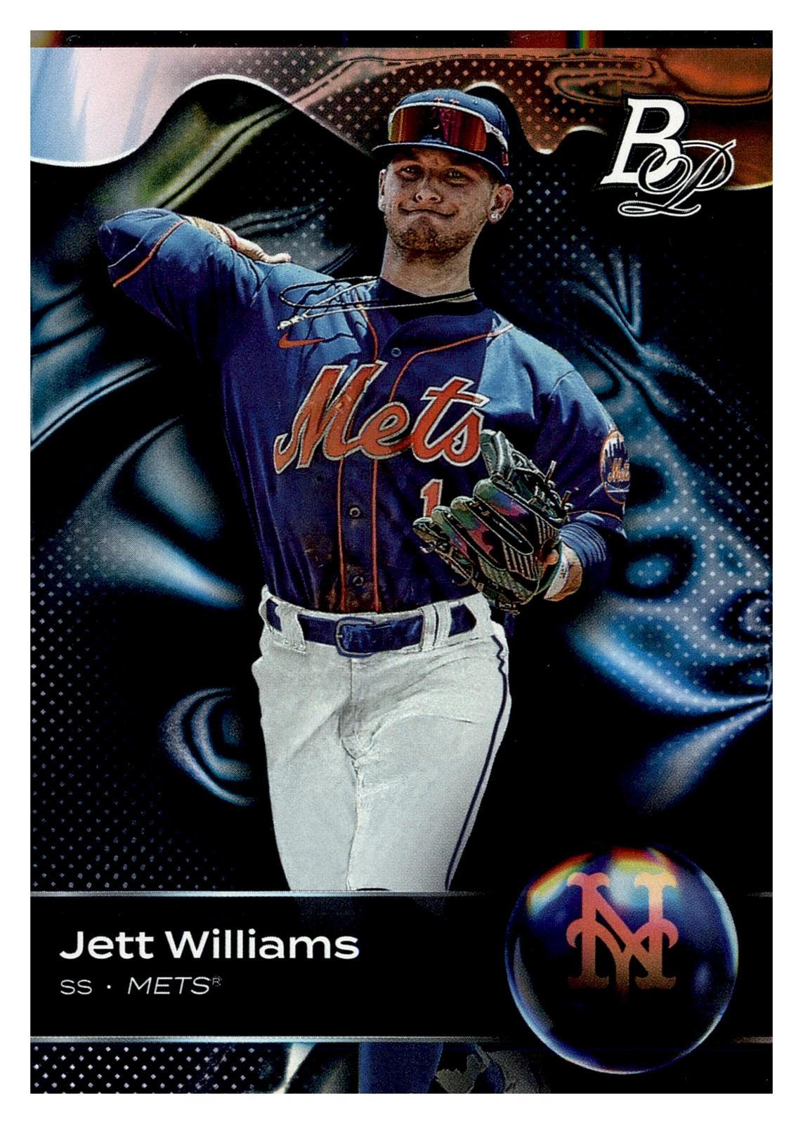 2023 Bowman Platinum #TOP-96 Jett Williams Top Prospects front