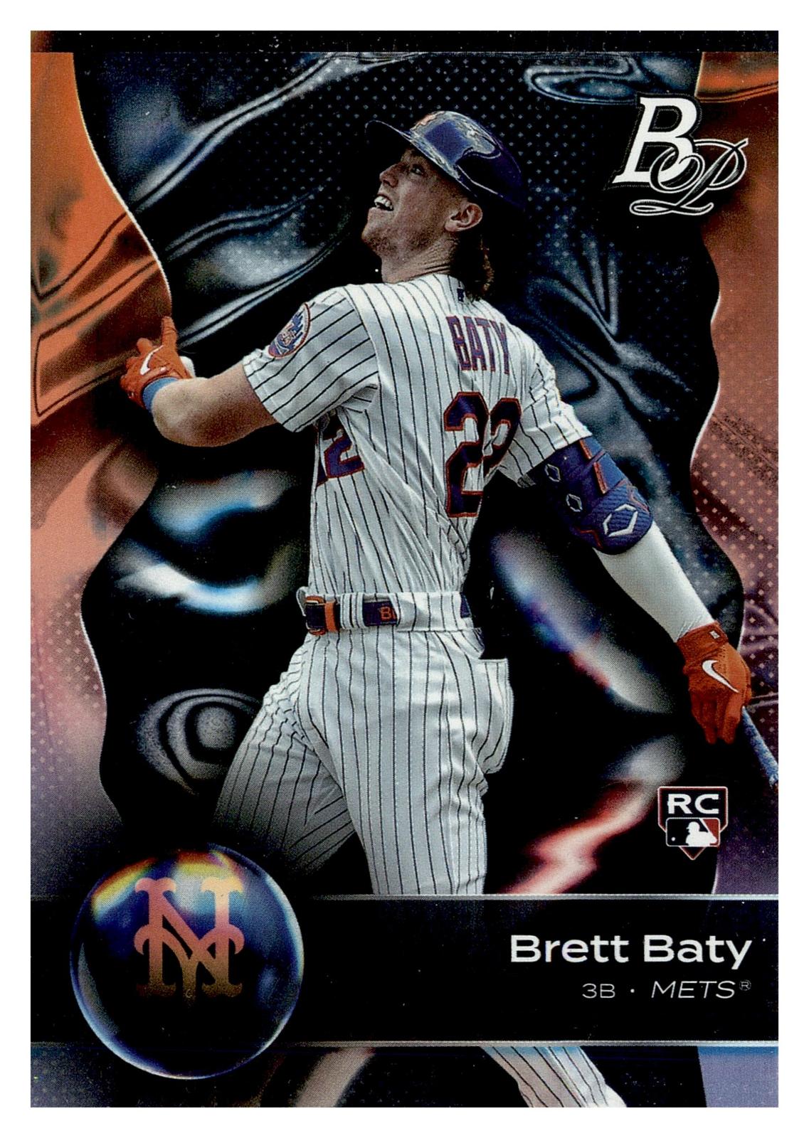 2023 Bowman Platinum #58 Brett Baty front