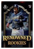 2023 Bowman Platinum #RR-12 Vaughn Grissom Renowned Rookies front