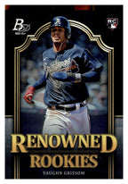 2023 Bowman Platinum #RR-12 Vaughn Grissom Renowned Rookies front