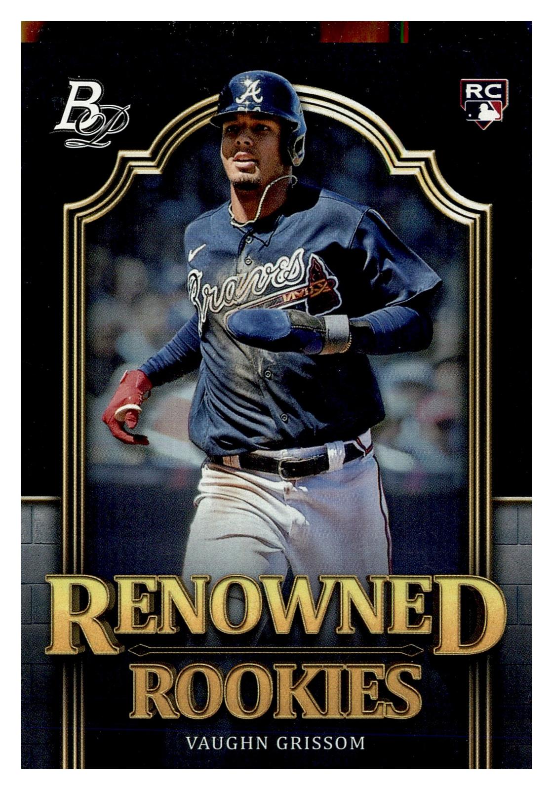 2023 Bowman Platinum #RR-12 Vaughn Grissom Renowned Rookies front