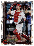 2025 Topps Update #US168 Eric Yang Diamante Foil front