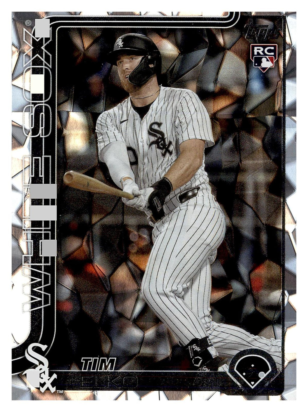 2025 Topps Update #US224 Tim Elko Diamante Foil front