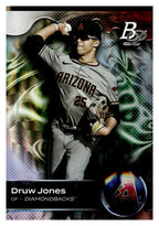 2023 Bowman Platinum #TOP-47 Druw Jones Top Prospects Ice Foil front