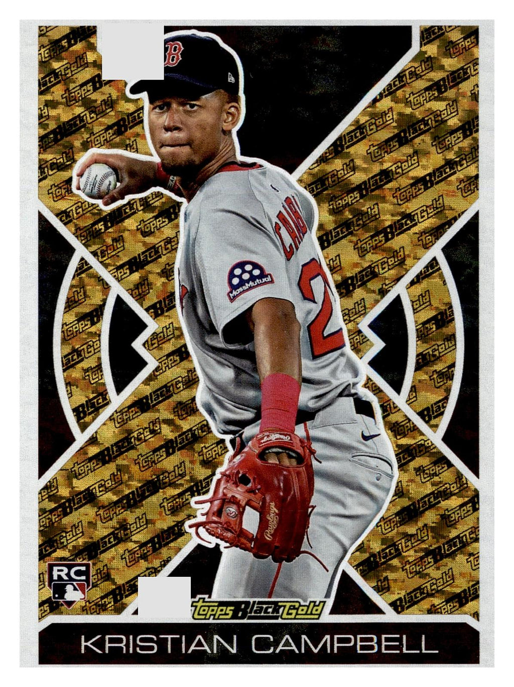 2025 Topps Update #BG-2 Kristian Campbell Topps Black Gold front