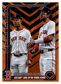 2025 Topps Update #US241 Marcelo Mayer / Kristian Campbell Holiday front