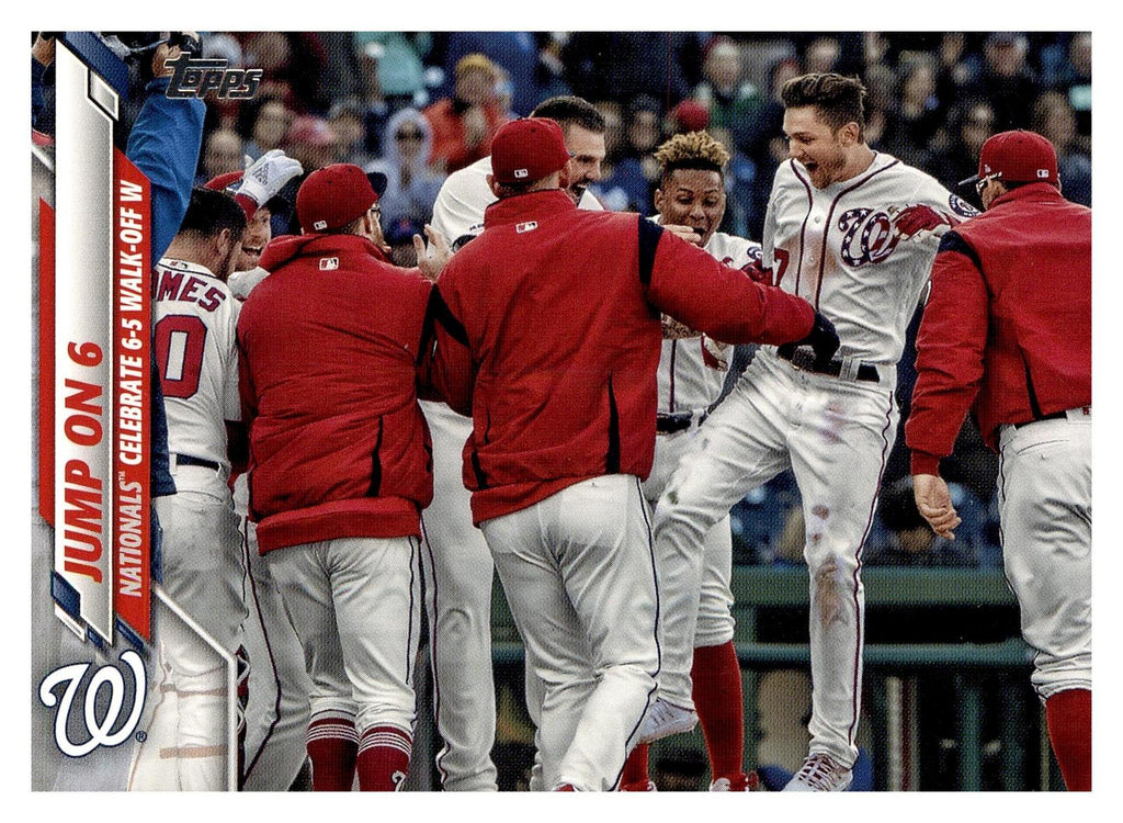 2020 Topps Update #U-3 Jump on 6 (Trea Turner / Wilmer Difo) front