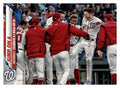 2020 Topps Update #U-3 Jump on 6 (Trea Turner / Wilmer Difo) front