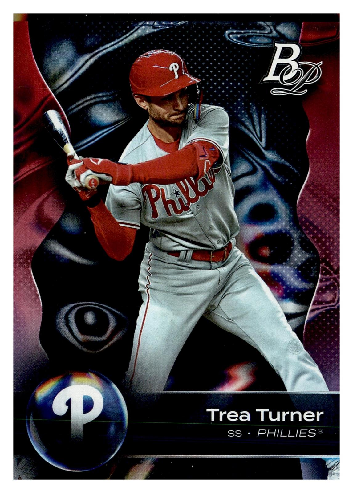2023 Bowman Platinum #61 Trea Turner front