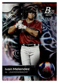 2023 Bowman Platinum #TOP-85 Ivan Melendez Top Prospects Ice Foil front