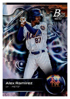 2023 Bowman Platinum #TOP-18 Alex Ramirez Top Prospects Ice Foil front