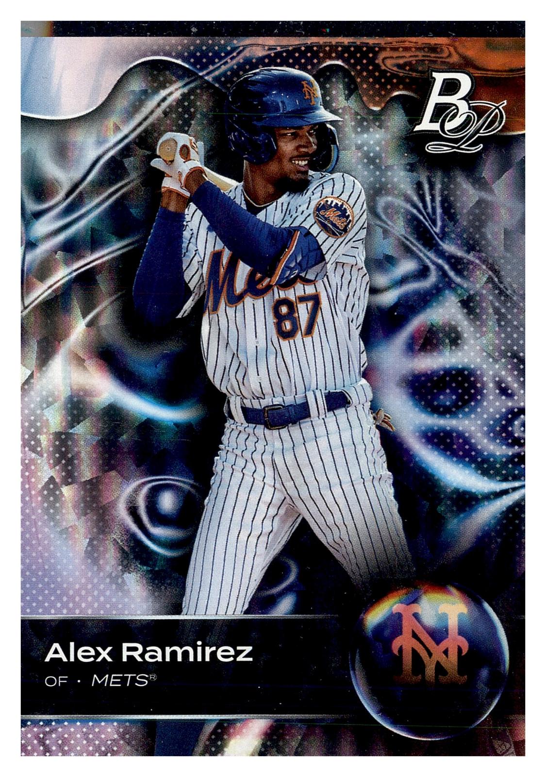 2023 Bowman Platinum #TOP-18 Alex Ramirez Top Prospects Ice Foil front