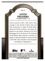 2023 Bowman Platinum #RR-14 Liover Peguero Renowned Rookies back