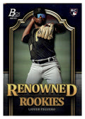 2023 Bowman Platinum #RR-14 Liover Peguero Renowned Rookies front