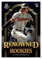 2023 Bowman Platinum #RR-1 Gunnar Henderson Renowned Rookies front