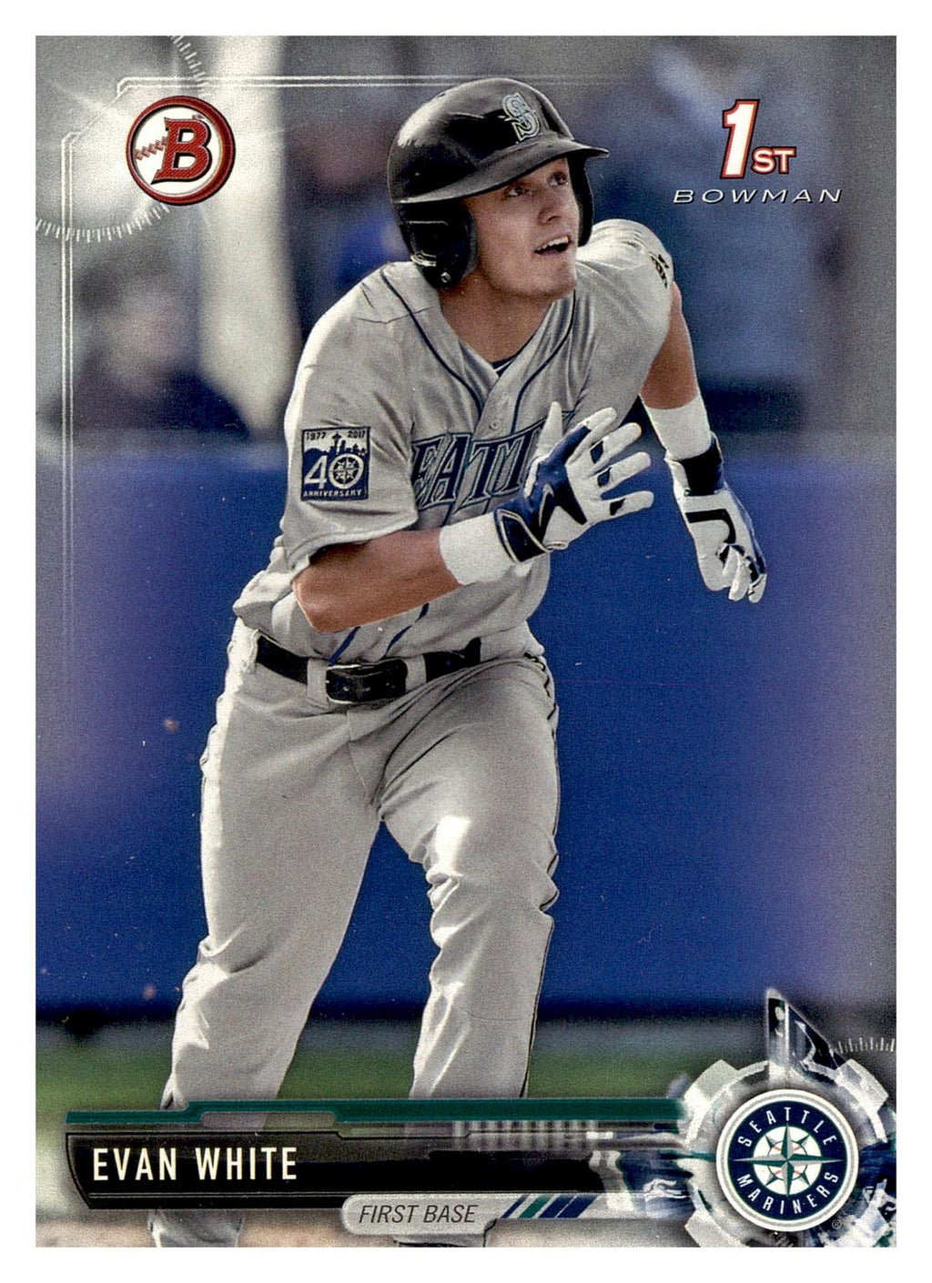 2017 Bowman Draft #BD-178 Evan White front