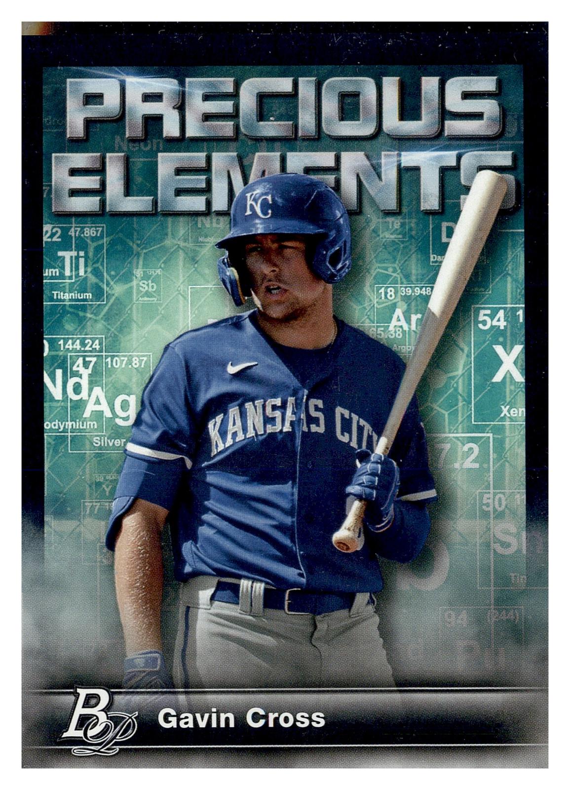 2023 Bowman Platinum #PE-8 Gavin Cross Precious Elements front