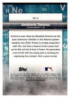 2023 Bowman Platinum #PE-14 Ambioris Tavarez Precious Elements back