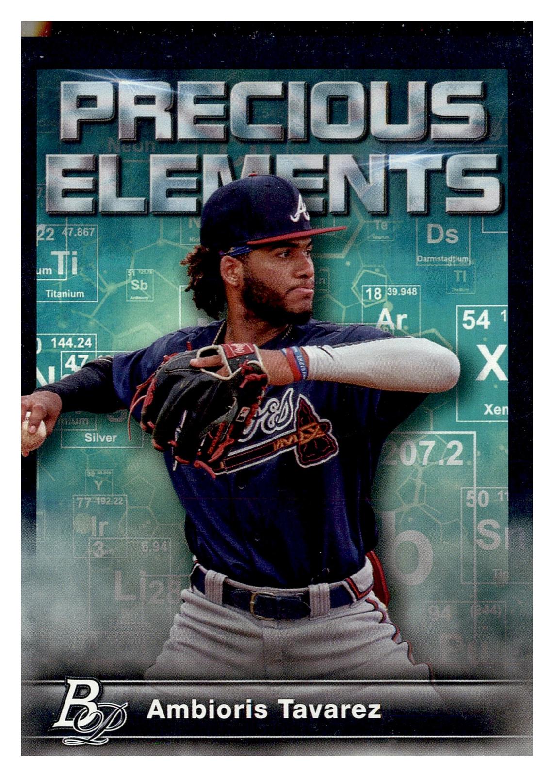 2023 Bowman Platinum #PE-14 Ambioris Tavarez Precious Elements front