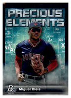 2023 Bowman Platinum #PE-17 Miguel Bleis Precious Elements front