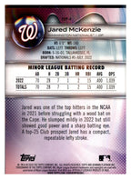 2023 Bowman Platinum #TOP-4 Jared McKenzie Top Prospects Ice Foil back
