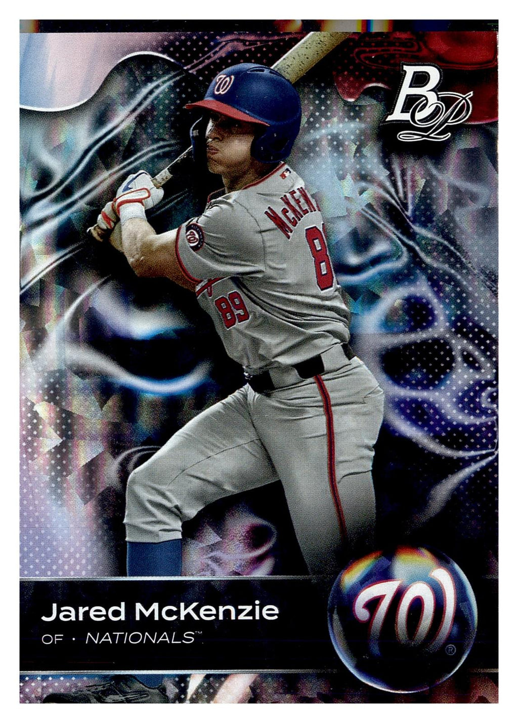 2023 Bowman Platinum #TOP-4 Jared McKenzie Top Prospects Ice Foil front