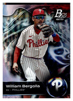2023 Bowman Platinum #TOP-55 William Bergolla Top Prospects Ice Foil front