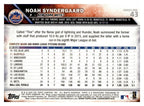 2016 Topps #43 Noah Syndergaard back